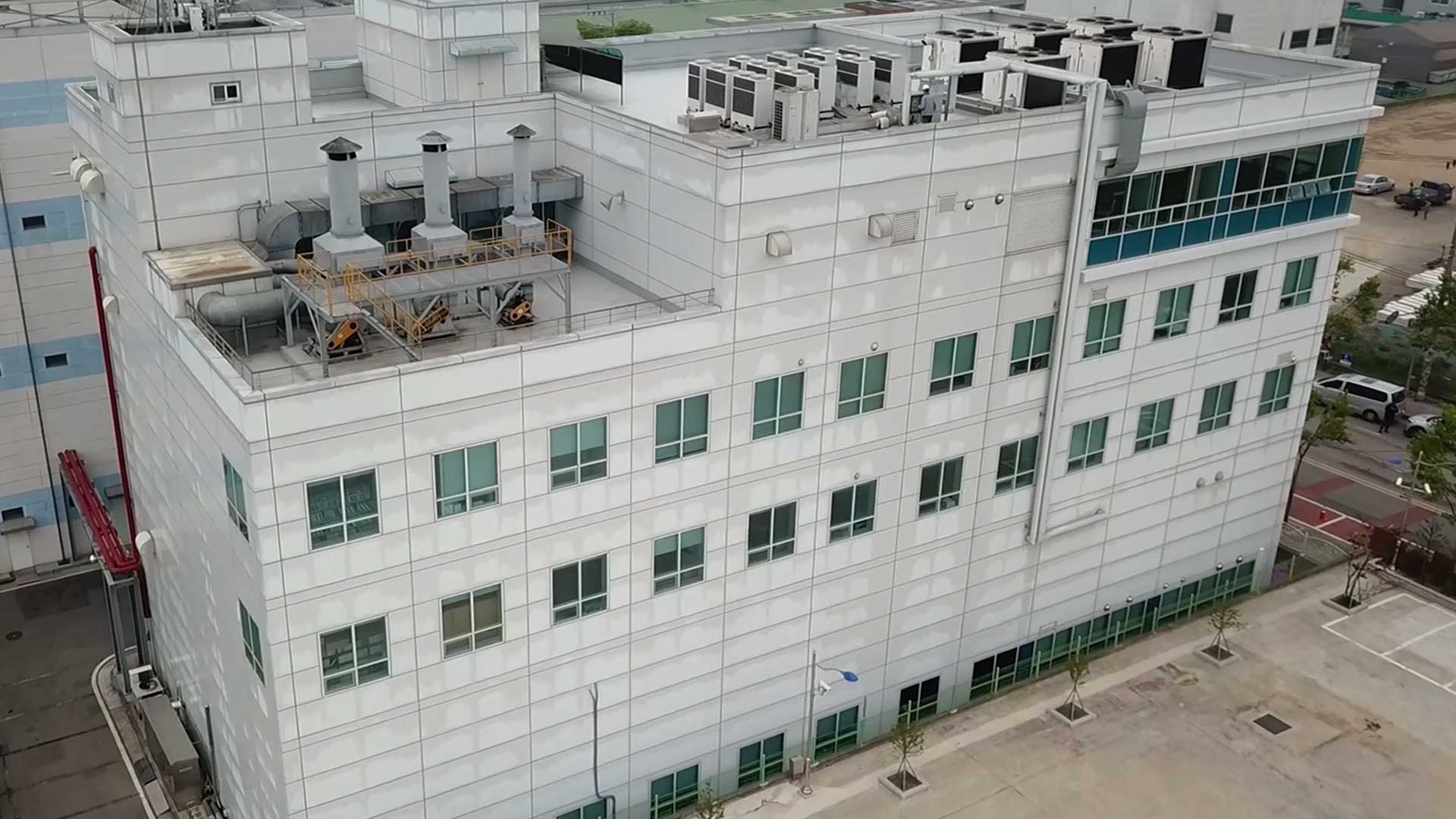 공장건물외벽 글론 복원전