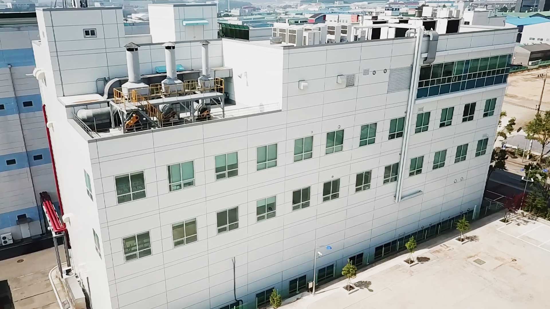 공장건물외벽 글론 복원후